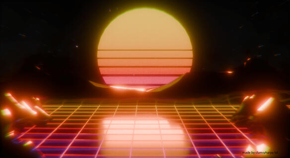 Retro Sun | Render